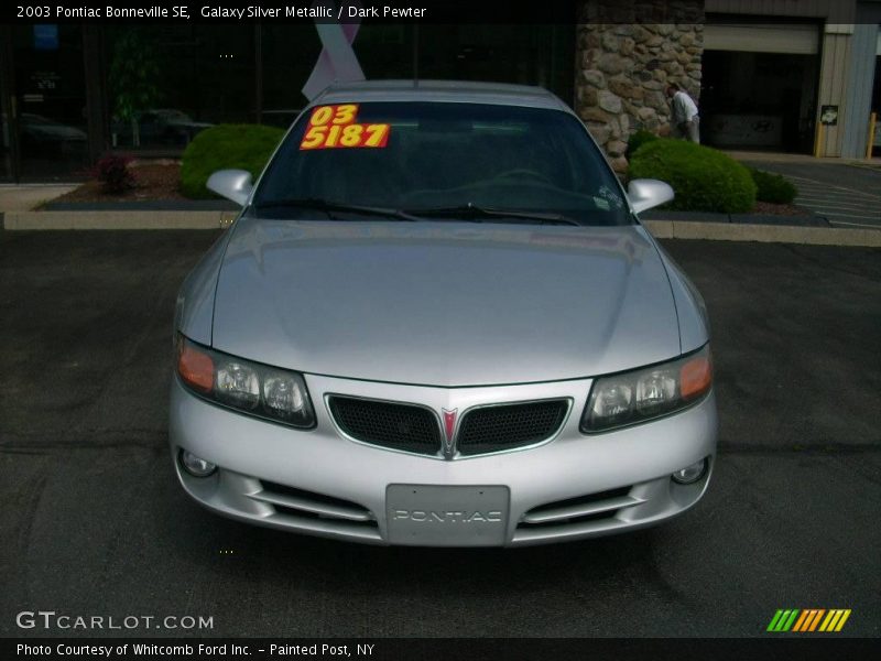 Galaxy Silver Metallic / Dark Pewter 2003 Pontiac Bonneville SE
