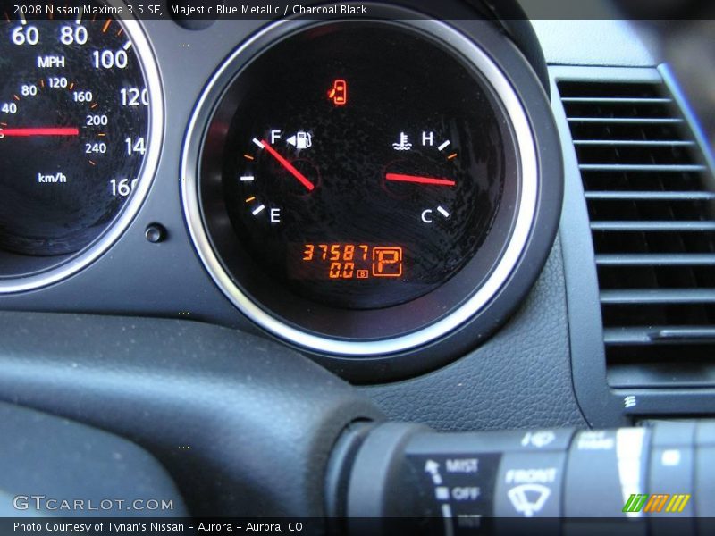 Majestic Blue Metallic / Charcoal Black 2008 Nissan Maxima 3.5 SE