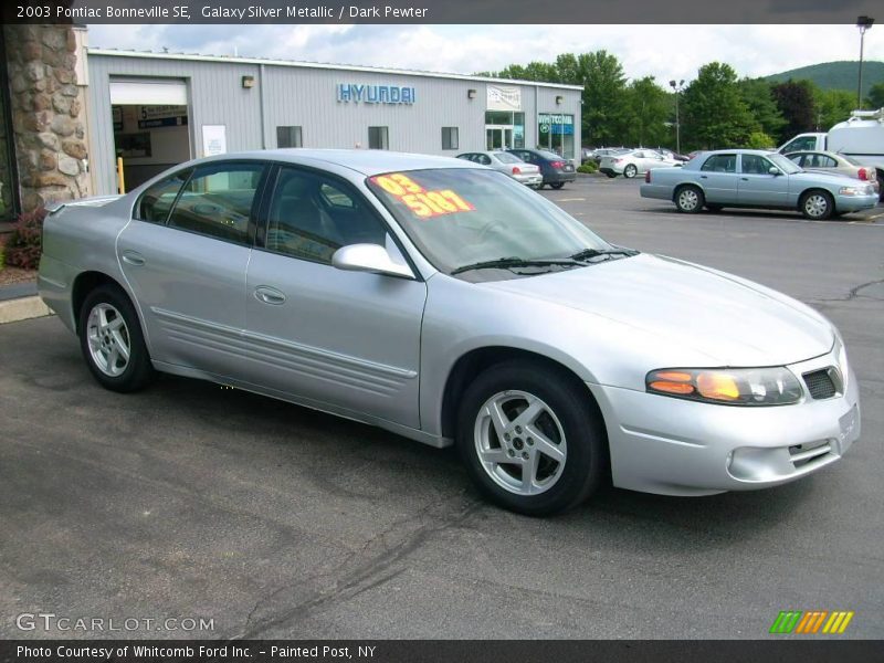 Galaxy Silver Metallic / Dark Pewter 2003 Pontiac Bonneville SE