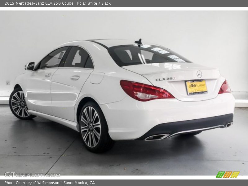 Polar White / Black 2019 Mercedes-Benz CLA 250 Coupe