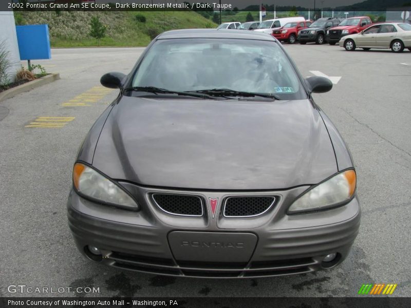 Dark Bronzemist Metallic / Dark Taupe 2002 Pontiac Grand Am SE Coupe