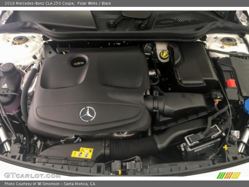 Polar White / Black 2019 Mercedes-Benz CLA 250 Coupe