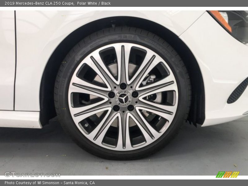 Polar White / Black 2019 Mercedes-Benz CLA 250 Coupe