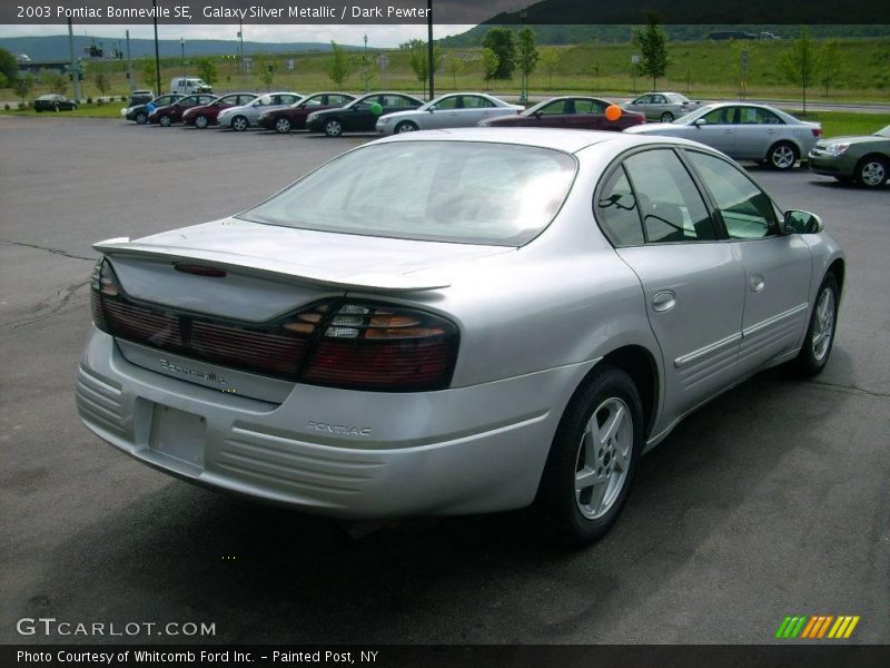 Galaxy Silver Metallic / Dark Pewter 2003 Pontiac Bonneville SE