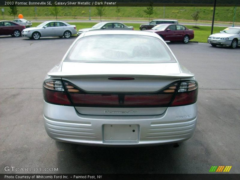 Galaxy Silver Metallic / Dark Pewter 2003 Pontiac Bonneville SE