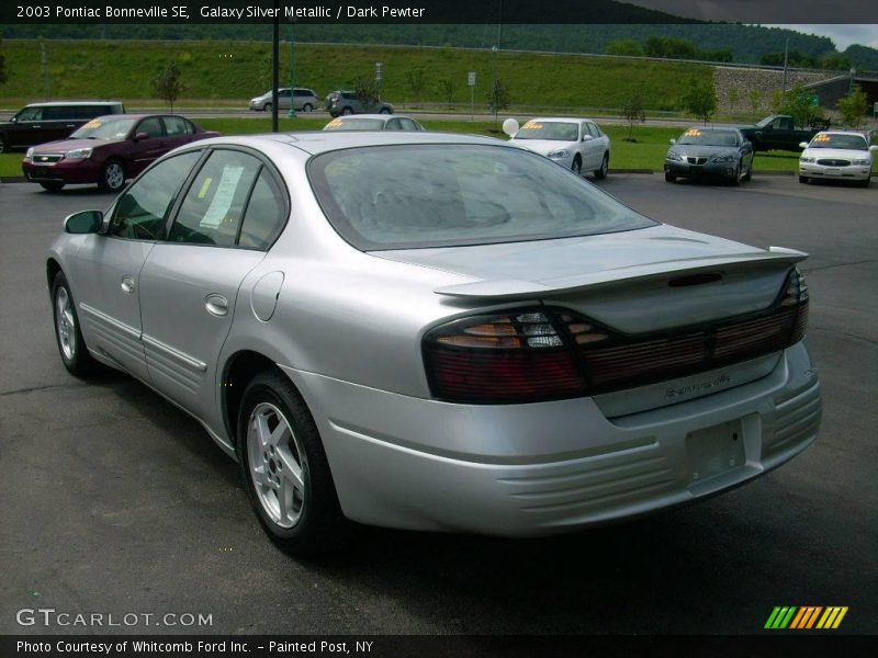 Galaxy Silver Metallic / Dark Pewter 2003 Pontiac Bonneville SE
