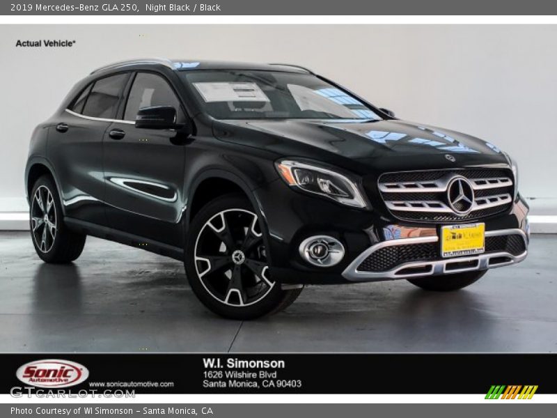 Night Black / Black 2019 Mercedes-Benz GLA 250