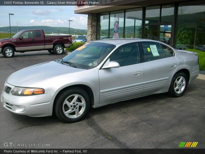 Galaxy Silver Metallic / Dark Pewter 2003 Pontiac Bonneville SE