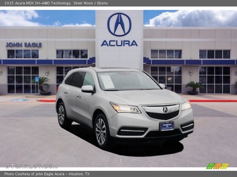 Silver Moon / Ebony 2015 Acura MDX SH-AWD Technology