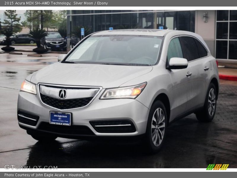 Silver Moon / Ebony 2015 Acura MDX SH-AWD Technology