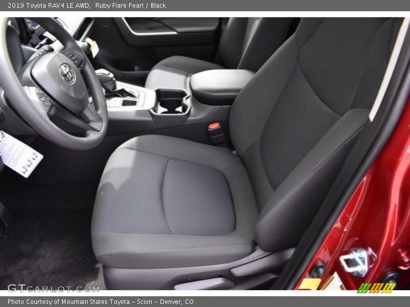 Ruby Flare Pearl / Black 2019 Toyota RAV4 LE AWD
