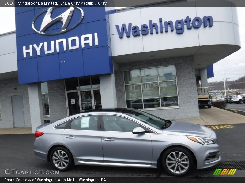 Shale Gray Metallic / Gray 2016 Hyundai Sonata Limited