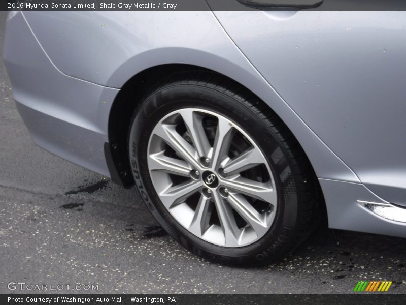Shale Gray Metallic / Gray 2016 Hyundai Sonata Limited