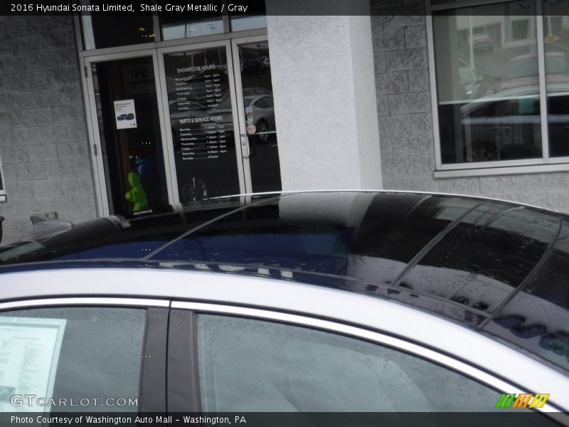 Shale Gray Metallic / Gray 2016 Hyundai Sonata Limited