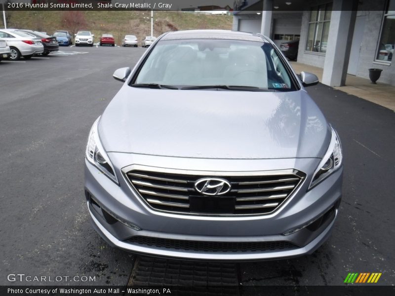 Shale Gray Metallic / Gray 2016 Hyundai Sonata Limited