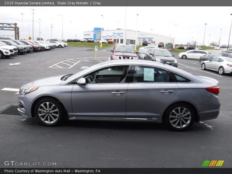 Shale Gray Metallic / Gray 2016 Hyundai Sonata Limited
