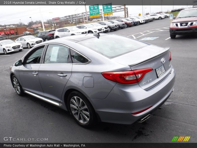 Shale Gray Metallic / Gray 2016 Hyundai Sonata Limited