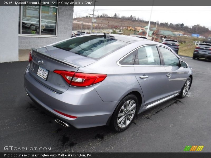 Shale Gray Metallic / Gray 2016 Hyundai Sonata Limited