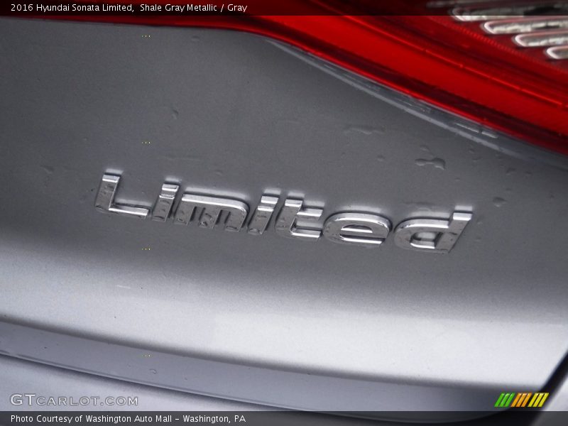 Shale Gray Metallic / Gray 2016 Hyundai Sonata Limited