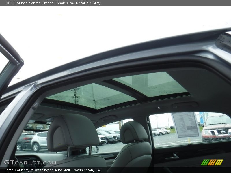 Shale Gray Metallic / Gray 2016 Hyundai Sonata Limited