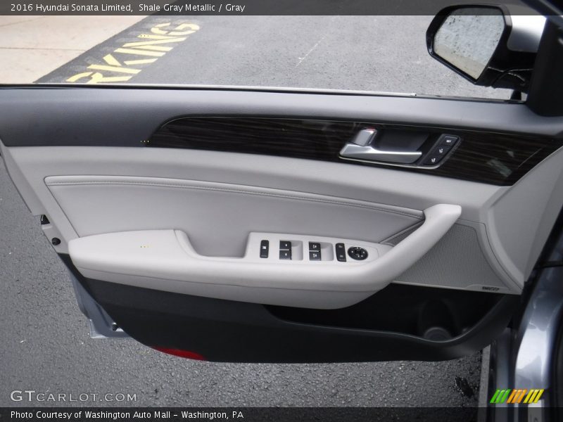Shale Gray Metallic / Gray 2016 Hyundai Sonata Limited