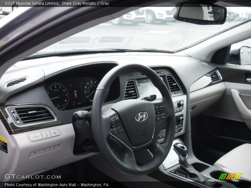 Shale Gray Metallic / Gray 2016 Hyundai Sonata Limited