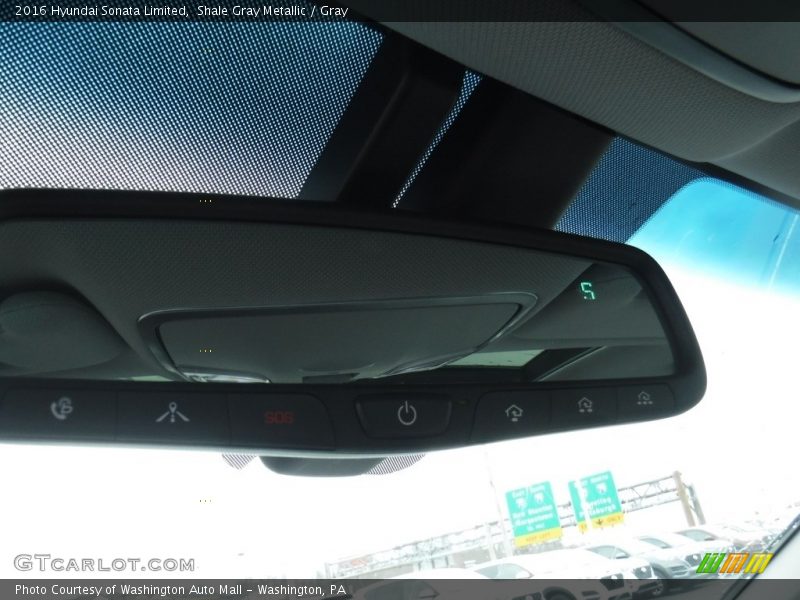 Shale Gray Metallic / Gray 2016 Hyundai Sonata Limited