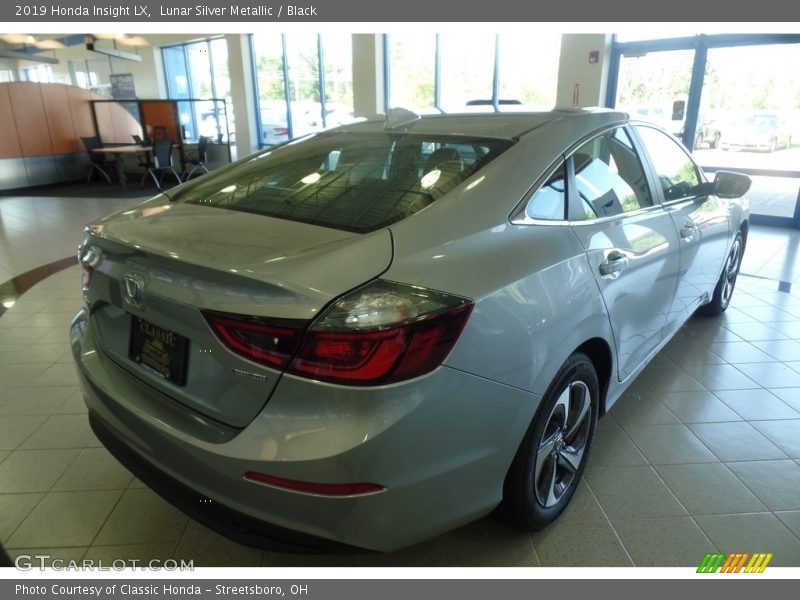 Lunar Silver Metallic / Black 2019 Honda Insight LX