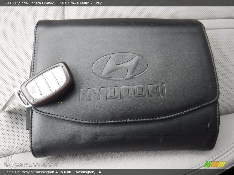 Shale Gray Metallic / Gray 2016 Hyundai Sonata Limited