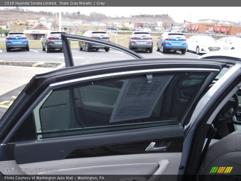 Shale Gray Metallic / Gray 2016 Hyundai Sonata Limited