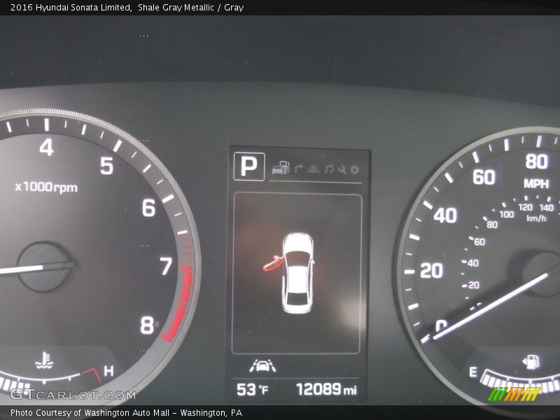 Shale Gray Metallic / Gray 2016 Hyundai Sonata Limited