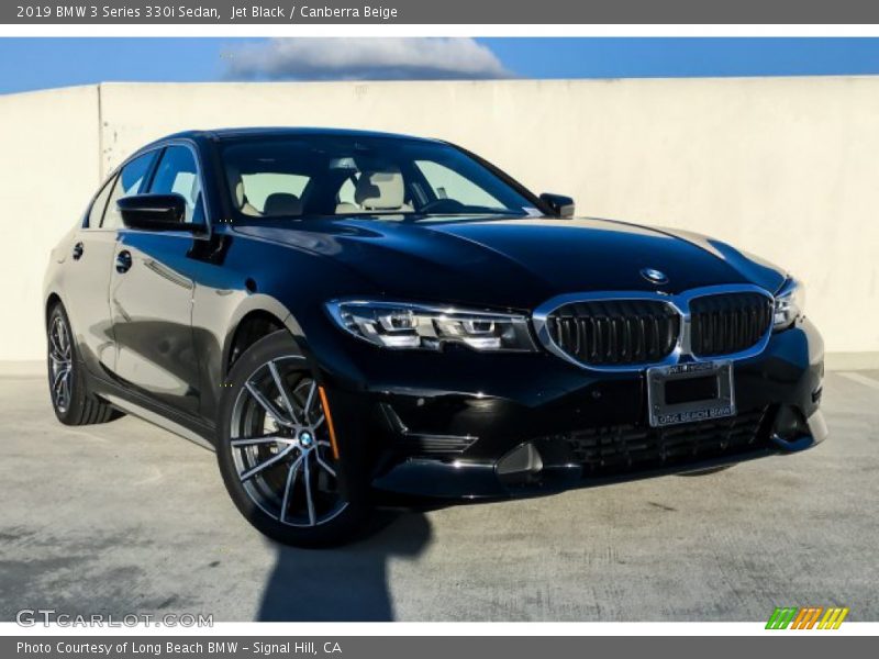 Jet Black / Canberra Beige 2019 BMW 3 Series 330i Sedan