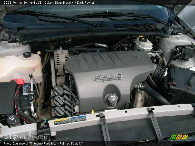Galaxy Silver Metallic / Dark Pewter 2003 Pontiac Bonneville SE