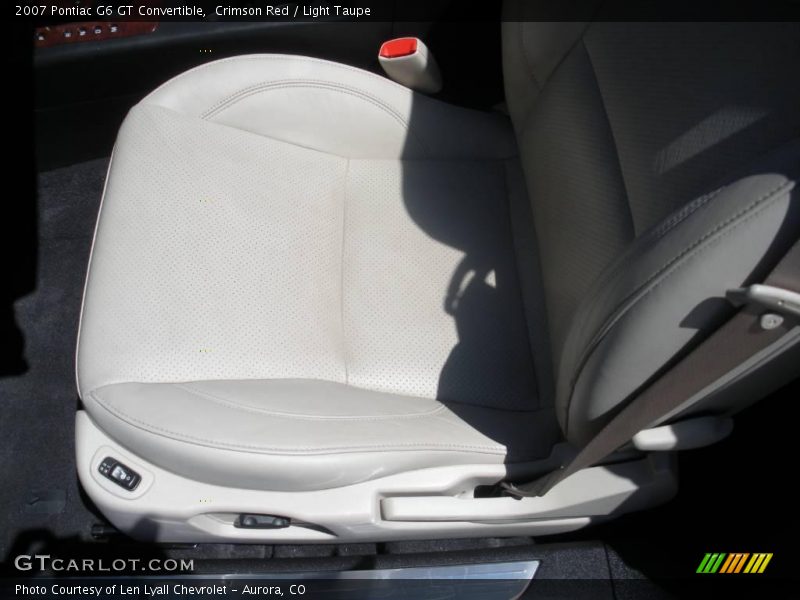 Crimson Red / Light Taupe 2007 Pontiac G6 GT Convertible