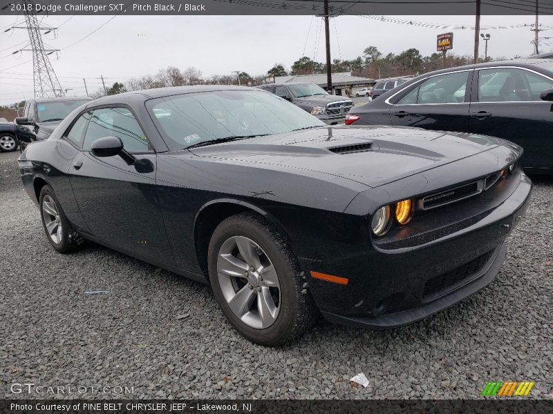 Pitch Black / Black 2018 Dodge Challenger SXT