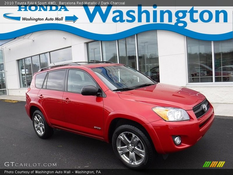 Barcelona Red Metallic / Dark Charcoal 2010 Toyota RAV4 Sport 4WD