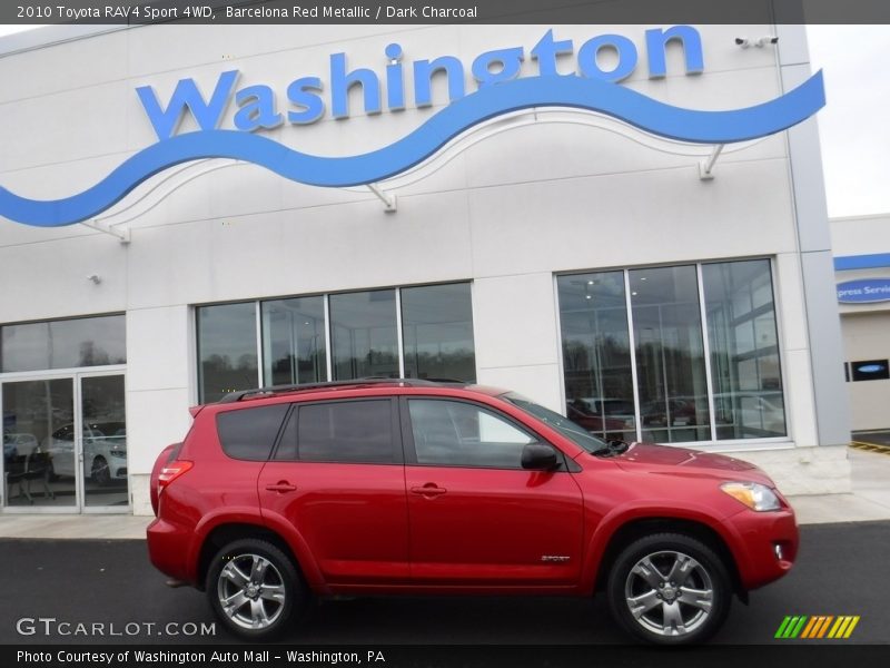 Barcelona Red Metallic / Dark Charcoal 2010 Toyota RAV4 Sport 4WD