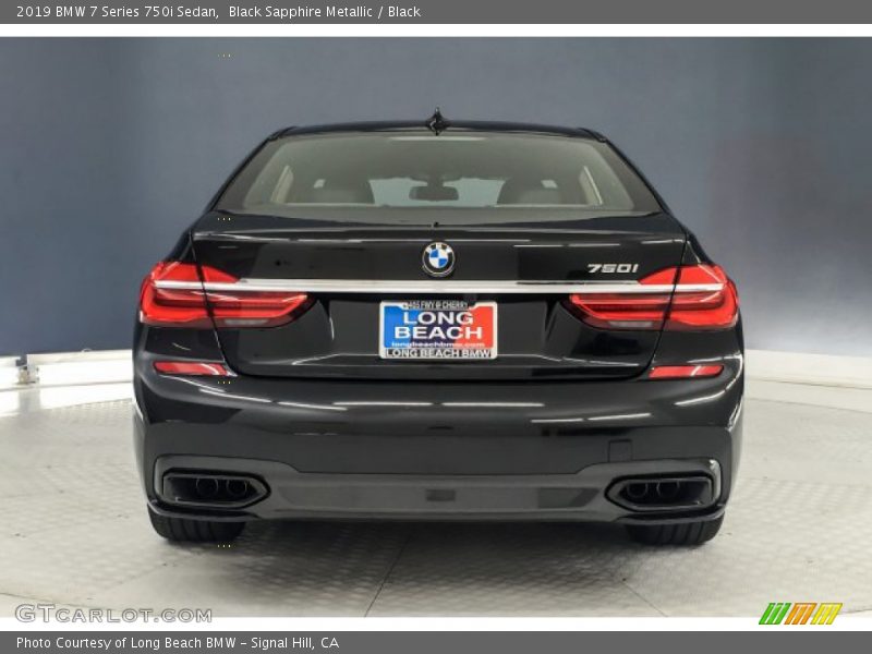 Black Sapphire Metallic / Black 2019 BMW 7 Series 750i Sedan