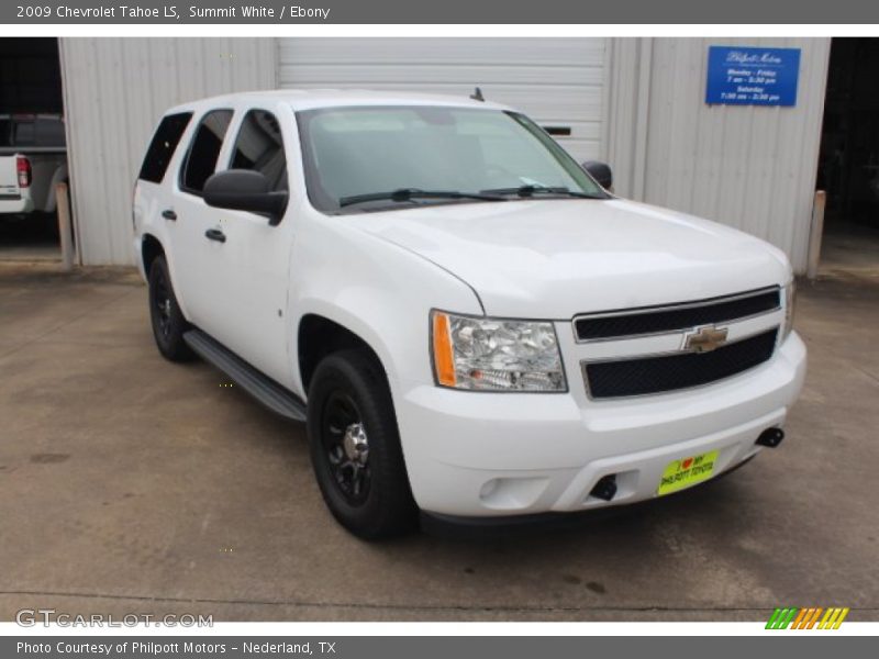 Summit White / Ebony 2009 Chevrolet Tahoe LS
