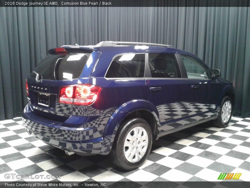 Contusion Blue Pearl / Black 2018 Dodge Journey SE AWD