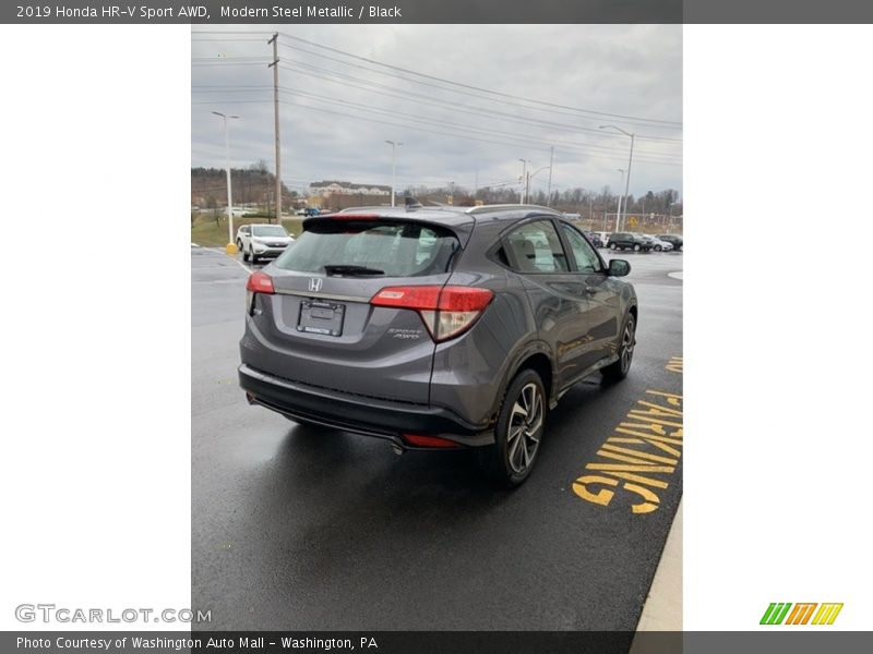 Modern Steel Metallic / Black 2019 Honda HR-V Sport AWD