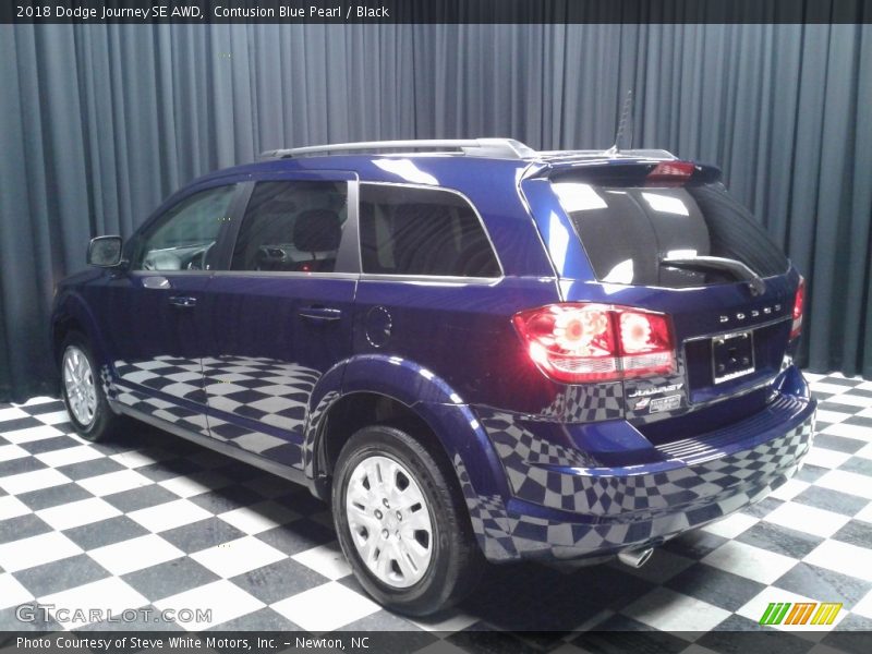 Contusion Blue Pearl / Black 2018 Dodge Journey SE AWD