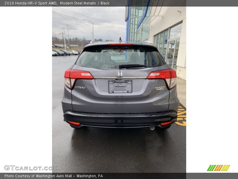 Modern Steel Metallic / Black 2019 Honda HR-V Sport AWD