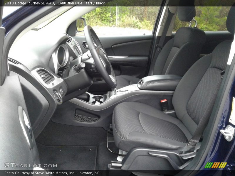 Contusion Blue Pearl / Black 2018 Dodge Journey SE AWD