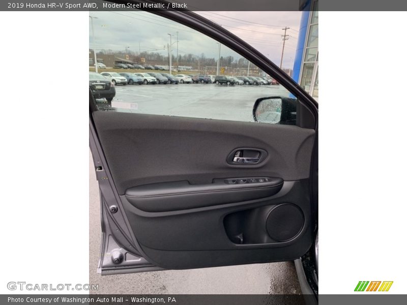 Modern Steel Metallic / Black 2019 Honda HR-V Sport AWD