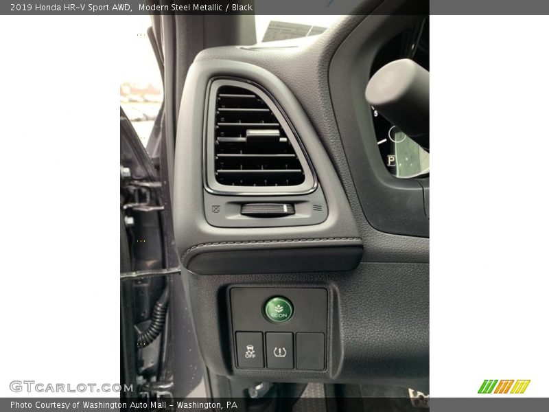Modern Steel Metallic / Black 2019 Honda HR-V Sport AWD