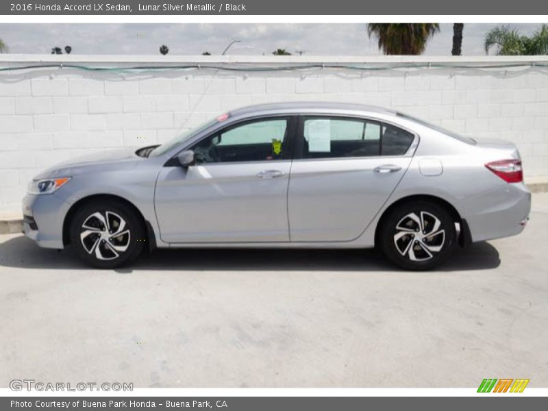 Lunar Silver Metallic / Black 2016 Honda Accord LX Sedan