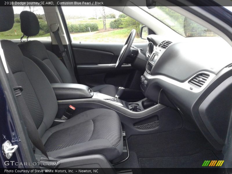 Contusion Blue Pearl / Black 2018 Dodge Journey SE AWD