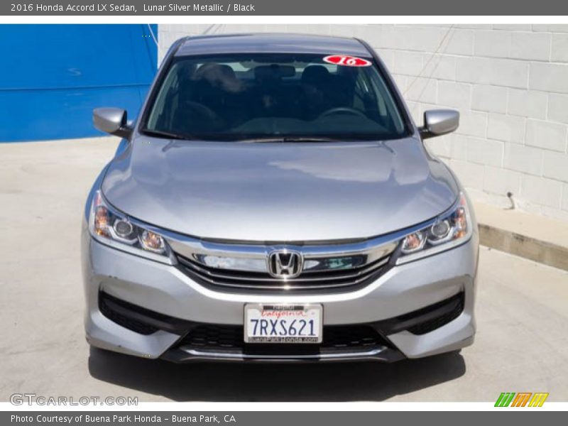 Lunar Silver Metallic / Black 2016 Honda Accord LX Sedan