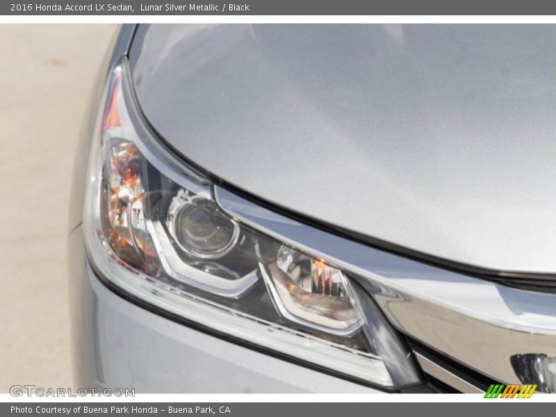 Lunar Silver Metallic / Black 2016 Honda Accord LX Sedan